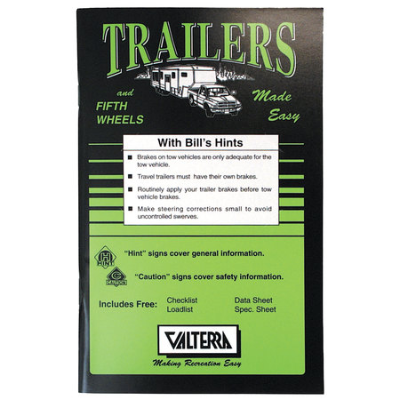 VALTERRA Valterra A02-2000 Bill's Hints: Trailers and Fifth Wheels Made Easy A02-2000